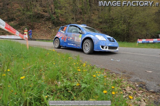 2008-04-19 Rally 1000 Miglia 0608 Zanardini-Furlan - Citroen C2 S1600